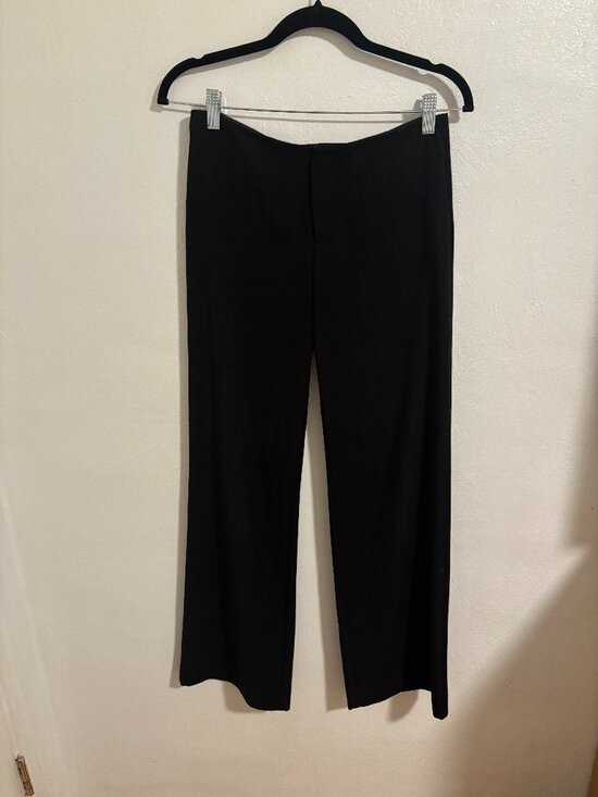 Reformation Pants - Reformation Vida Low Rise Pants size 0 in black stripe